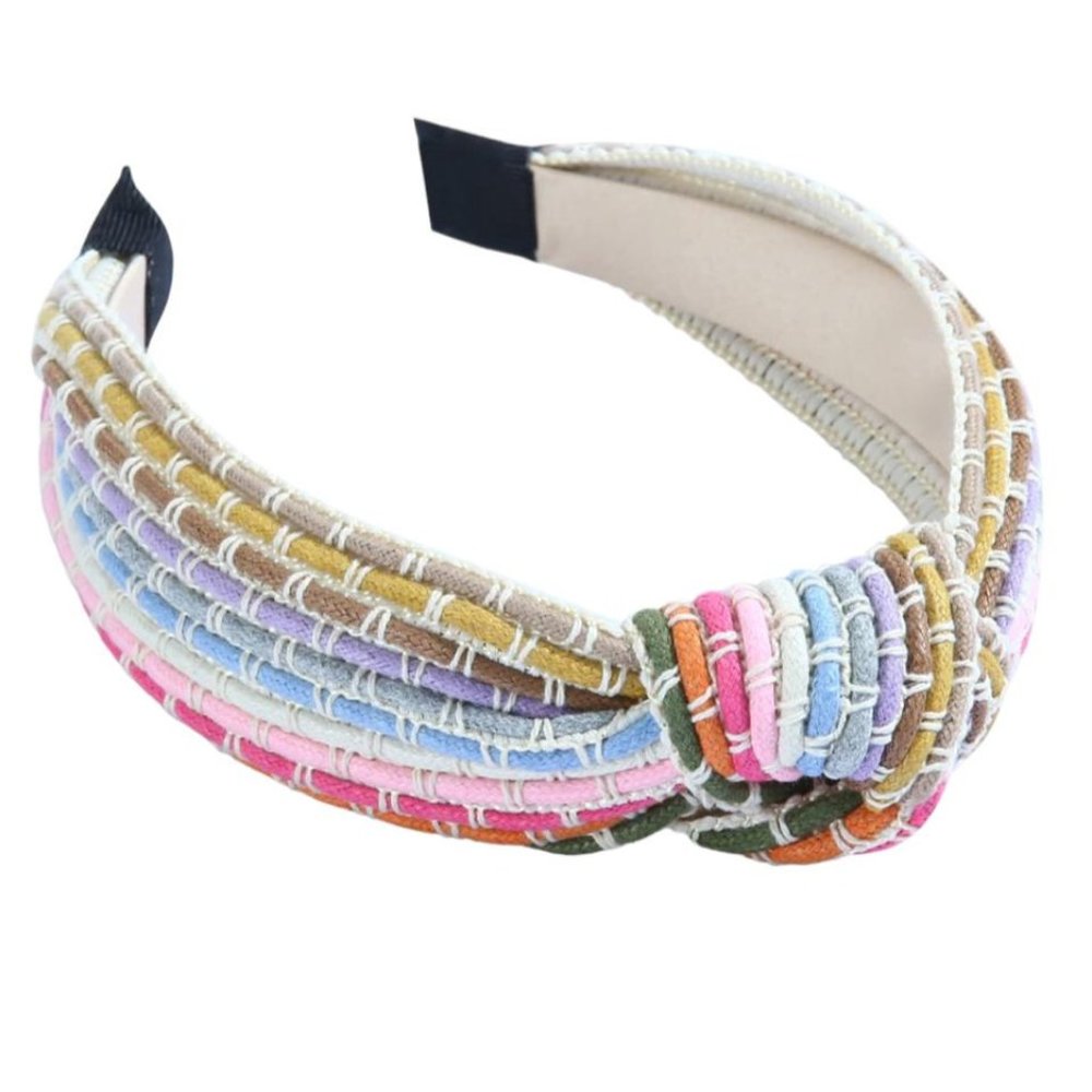 NWOT Mimosa Boutique Rainbow Rope Wide Headband